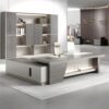 L-Shape Computer Desk with Cable Management – Modern Writing Table with Storage Shelves – 63" x 31.5" x 29.5"